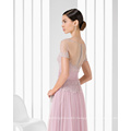Elegant Decorous Fine Tulle and Lace Silky A Line Mother of The Bride Dress with Waist Band